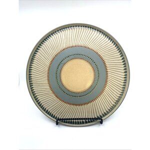 Denby Luxor Large Round Cake Plate Serving Platter 12.5" Diameter Stoneware